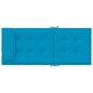 vidaXL Cuscini Sedia con Schienale Alto 4 pz Blu Chiaro Tessuto Oxford vidaXL Cuscini Sedia con Schienale Alto 4 pz Blu Chiaro Tessuto Oxford
