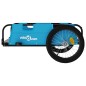vidaXL Rimorchio per Bici da Carico Blu in Tessuto Oxford e Ferro vidaXL Rimorchio per Bici da Carico Blu in Tessuto Oxford e Ferro
