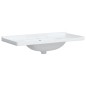 vidaXL Lavandino da Bagno Bianco 71x48x19,5cm Rettangolare in Ceramica vidaXL Lavandino da Bagno Bianco 71x48x19,5cm Rettangolare in Ceramica