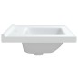 vidaXL Lavandino da Bagno Bianco 71x48x19,5cm Rettangolare in Ceramica vidaXL Lavandino da Bagno Bianco 71x48x19,5cm Rettangolare in Ceramica