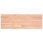 vidaXL Piano Tavolo Marrone Chiaro 140x50x4 cm in Rovere Non Trattato vidaXL Piano Tavolo Marrone Chiaro 140x50x4 cm in Rovere Non Trattato