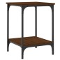 vidaXL Tavolino da Salotto Rovere Marrone 40x40x55cm Legno Multistrato