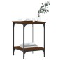 vidaXL Tavolino da Salotto Rovere Marrone 40x40x55cm Legno Multistrato