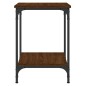 vidaXL Tavolino da Salotto Rovere Marrone 40x40x55cm Legno Multistrato