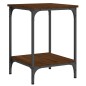 vidaXL Tavolino da Salotto Rovere Marrone 40x40x55cm Legno Multistrato
