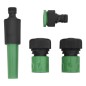 vidaXL Set Tubo da Giardino con Raccordi Verde 0,6" 20 m in PVC vidaXL Set Tubo da Giardino con Raccordi Verde 0,6" 20 m in PVC