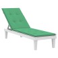 vidaXL Cuscino per Sdraio Verde (75+105)x50x3 cm vidaXL Cuscino per Sdraio Verde (75+105)x50x3 cm