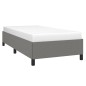 vidaXL Giroletto senza Materasso Grigio Scuro 100x200 cm Tessuto vidaXL Giroletto senza Materasso Grigio Scuro 100x200 cm Tessuto