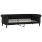 vidaXL Letto da Giorno Nero 90x200 cm in Similpelle vidaXL Letto da Giorno Nero 90x200 cm in Similpelle