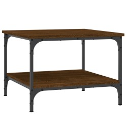 vidaXL Tavolino da Salotto Rovere Marrone 55x55x40cm Legno Multistrato