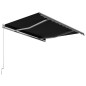 Tenda da Sole Retrattile Manuale 350x250 cm Antracite Tenda da Sole Retrattile Manuale 350x250 cm Antracite