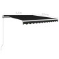 Tenda da Sole Retrattile Manuale 350x250 cm Antracite Tenda da Sole Retrattile Manuale 350x250 cm Antracite
