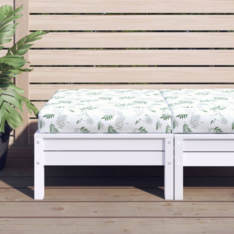 vidaXL Cuscino Pallet Motivo a Foglie 60x60x8 cm in Tessuto Oxford