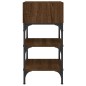 vidaXL Comodini 2 pz Rovere Marrone 35x34,5x70 cm in Legno Multistrato vidaXL Comodini 2 pz Rovere Marrone 35x34,5x70 cm in Legno Multistrato