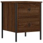 vidaXL Comodini 2 pz Rovere Marrone 40x42x50 cm in Legno Multistrato vidaXL Comodini 2 pz Rovere Marrone 40x42x50 cm in Legno Multistrato