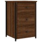vidaXL Comodini 2 pz Rovere Marrone 40x36x60 cm in Legno Multistrato vidaXL Comodini 2 pz Rovere Marrone 40x36x60 cm in Legno Multistrato