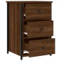 vidaXL Comodini 2 pz Rovere Marrone 40x36x60 cm in Legno Multistrato vidaXL Comodini 2 pz Rovere Marrone 40x36x60 cm in Legno Multistrato