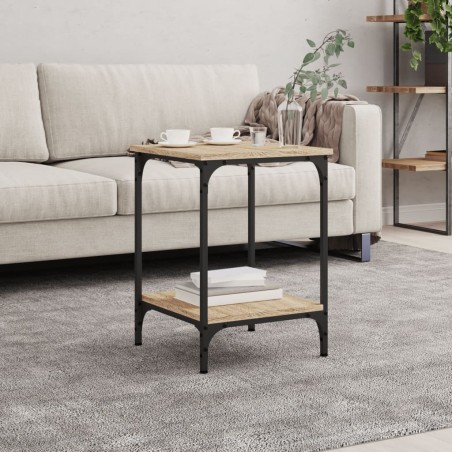 vidaXL Tavolino da Salotto Rovere Sonoma 40x40x55 cm Legno Multistrato
