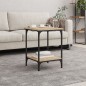 vidaXL Tavolino da Salotto Rovere Sonoma 40x40x55 cm Legno Multistrato