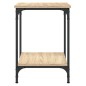 vidaXL Tavolino da Salotto Rovere Sonoma 40x40x55 cm Legno Multistrato
