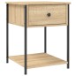 vidaXL Comodini 2 pz Rovere Sonoma 44x45x58 cm in Legno Multistrato vidaXL Comodini 2 pz Rovere Sonoma 44x45x58 cm in Legno Multistrato