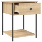 vidaXL Comodini 2 pz Rovere Sonoma 44x45x58 cm in Legno Multistrato vidaXL Comodini 2 pz Rovere Sonoma 44x45x58 cm in Legno Multistrato