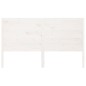 vidaXL Testiera Bianca 166x4x100 cm in Legno Massello di Pino vidaXL Testiera Bianca 166x4x100 cm in Legno Massello di Pino