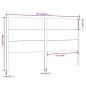 vidaXL Testiera Bianca 166x4x100 cm in Legno Massello di Pino vidaXL Testiera Bianca 166x4x100 cm in Legno Massello di Pino
