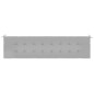 vidaXL Cuscino per Panca Grigio 200x50x3 cm in Tessuto Oxford