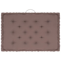 Cuscini per Pallet e Pavimento 4 pz Grigio Talpa in Cotone
