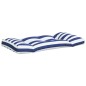 vidaXL Cuscini per Pallet 2 pz Strisce Blu e Bianche Tessuto Oxford