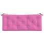 vidaXL Cuscino per Panca da Giardino Rosa 120x50x7 cm in Tessuto