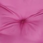 vidaXL Cuscino per Panca da Giardino Rosa 120x50x7 cm in Tessuto