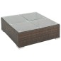 vidaXL Set Divani da Giardino 8 pz con Cuscini in Polyrattan Marrone vidaXL Set Divani da Giardino 8 pz con Cuscini in Polyrattan Marrone