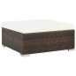 vidaXL Set Divani da Giardino 8 pz con Cuscini in Polyrattan Marrone vidaXL Set Divani da Giardino 8 pz con Cuscini in Polyrattan Marrone