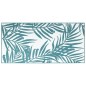 vidaXL Tappeto da Esterno Aqua e Bianco 80x150 cm Design Reversibile vidaXL Tappeto da Esterno Aqua e Bianco 80x150 cm Design Reversibile