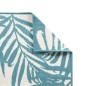vidaXL Tappeto da Esterno Aqua e Bianco 80x150 cm Design Reversibile vidaXL Tappeto da Esterno Aqua e Bianco 80x150 cm Design Reversibile