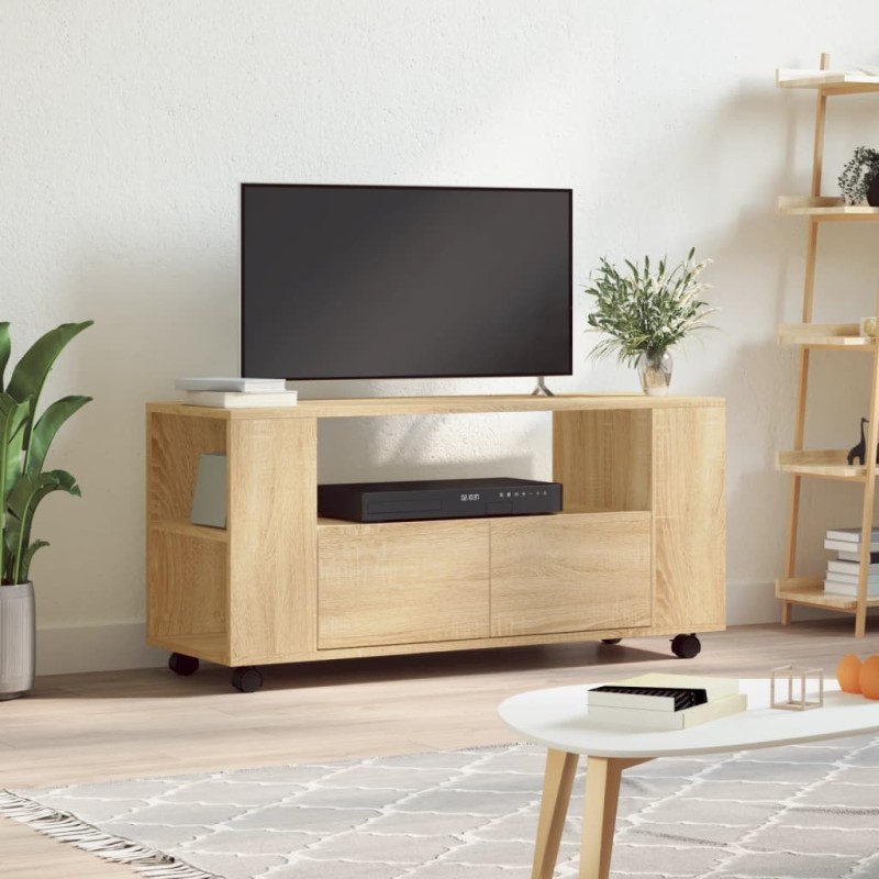vidaXL Mobile TV Rovere Sonoma 102x34,5x43 cm in Legno Multistrato