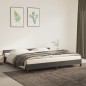 vidaXL Giroletto con Testiera Grigio Scuro 200x200 cm in Velluto vidaXL Giroletto con Testiera Grigio Scuro 200x200 cm in Velluto