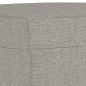 vidaXL Poggiapiedi Grigio Chiaro 60x50x41 cm in Tessuto vidaXL Poggiapiedi Grigio Chiaro 60x50x41 cm in Tessuto