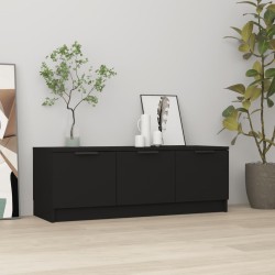 vidaXL Mobile Porta TV Nero 102x35x36,5 cm in Legno Multistrato