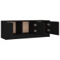 vidaXL Mobile Porta TV Nero 102x35x36,5 cm in Legno Multistrato