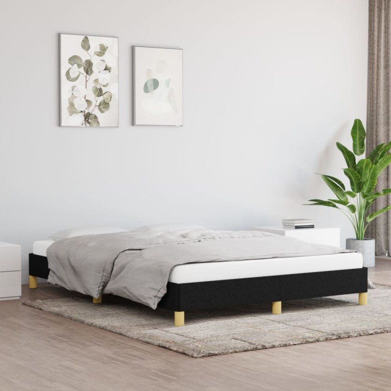 vidaXL Giroletto Nero 140x190 cm in Tessuto vidaXL Giroletto Nero 140x190 cm in Tessuto
