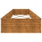 vidaXL Fioriera Rialzata da Giardino 387x100x36 cm in Acciaio Corten vidaXL Fioriera Rialzata da Giardino 387x100x36 cm in Acciaio Corten