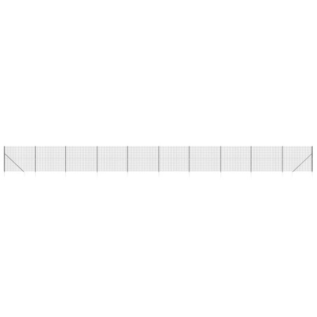 vidaXL Recinzione Metallica con Picchetti Ancoraggio Antracite 1,4x25m