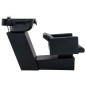 vidaXL Poltrona Lavatesta per Shampoo Nero 129x59x82cm Similpelle vidaXL Poltrona Lavatesta per Shampoo Nero 129x59x82cm Similpelle