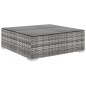 vidaXL Set Divani da Giardino 6 pz con Cuscini in Polyrattan Grigio vidaXL Set Divani da Giardino 6 pz con Cuscini in Polyrattan Grigio