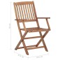 vidaXL Sedie da Giardino Pieghevoli 6 pz in Legno Massello Acacia vidaXL Sedie da Giardino Pieghevoli 6 pz in Legno Massello Acacia