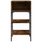 vidaXL Comodino Rovere Fumo 35x34,5x70 cm in Legno Multistrato vidaXL Comodino Rovere Fumo 35x34,5x70 cm in Legno Multistrato