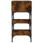 vidaXL Comodino Rovere Fumo 35x34,5x70 cm in Legno Multistrato vidaXL Comodino Rovere Fumo 35x34,5x70 cm in Legno Multistrato